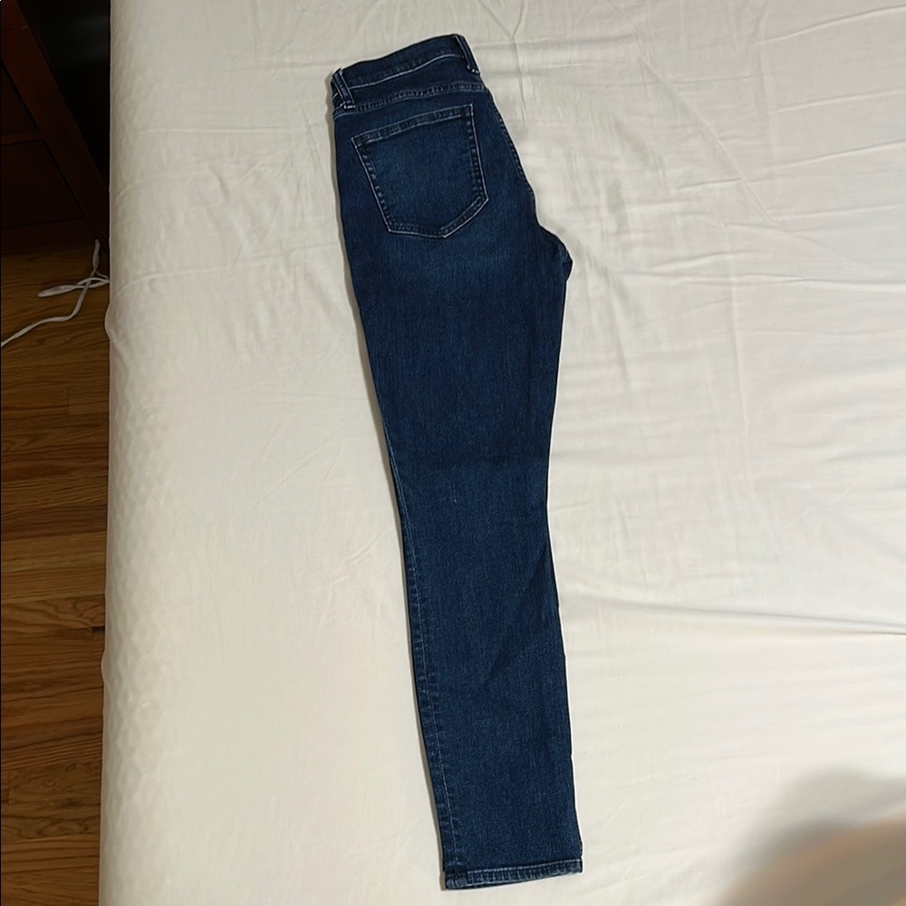 Deep Indigo Blue Skinny Jeans with Sleek Fit